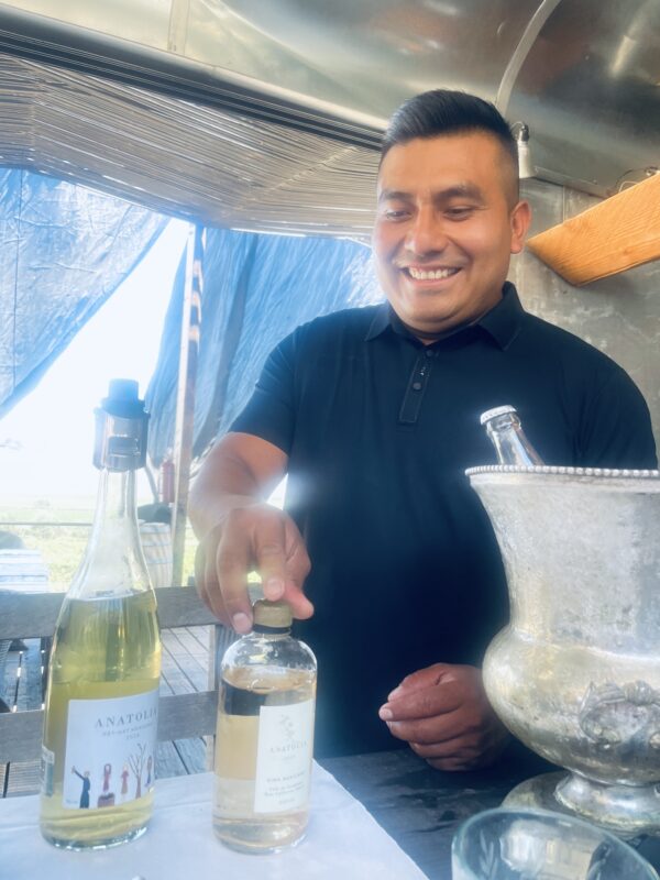 Waiter Our waiter at Anatolia